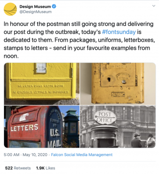 A nod to postal design
