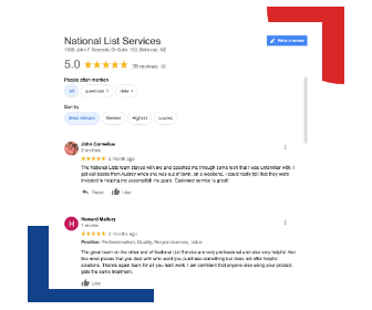 Google My Business Reviews help prove your company's value to potential customers