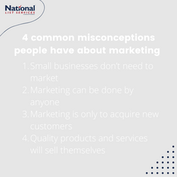 4 common misconceptions people have about marketing